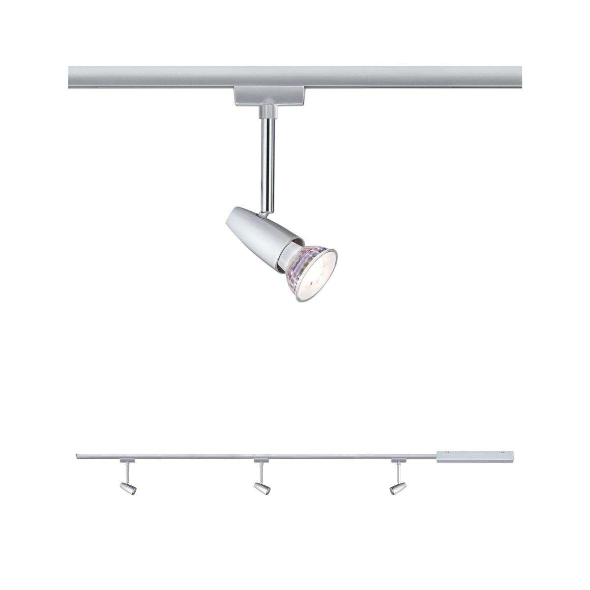 Kit complet U-Rail Barelli Paulmann - Eclairage Tableau sur Rail Plafond Paulmann