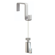 Pack de 5 kit d'accrochages tableaux Artiteq - suspension sur portes, panneaux, cloisons 21mm - Max 15kg