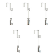 Pack de 5 kit d'accrochages tableaux Artiteq - suspension sur portes, panneaux, cloisons 31 mm - Max 15kg
