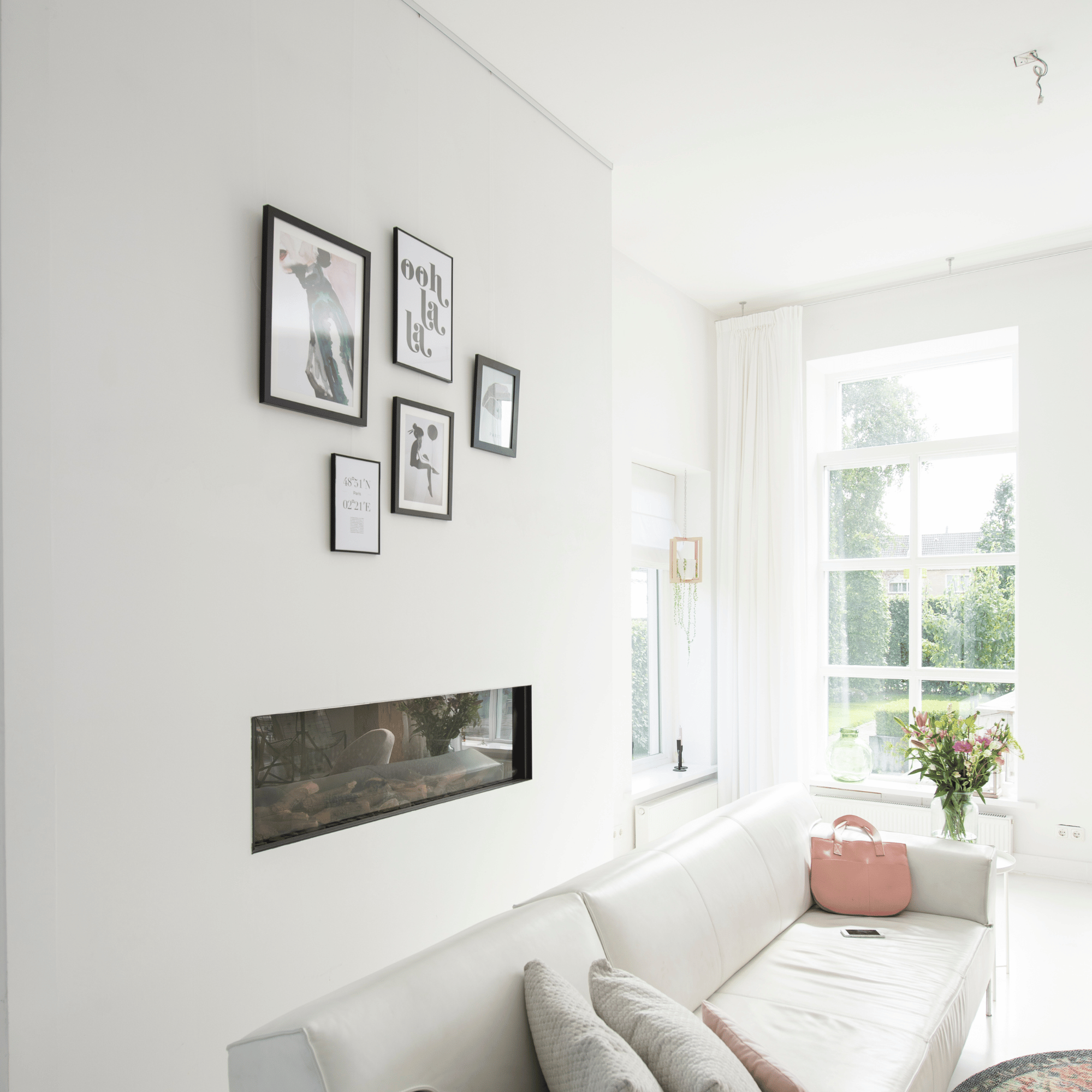 Cimaise Click Rail Blanc  200 cm - Cimaise Tableau Artiteq