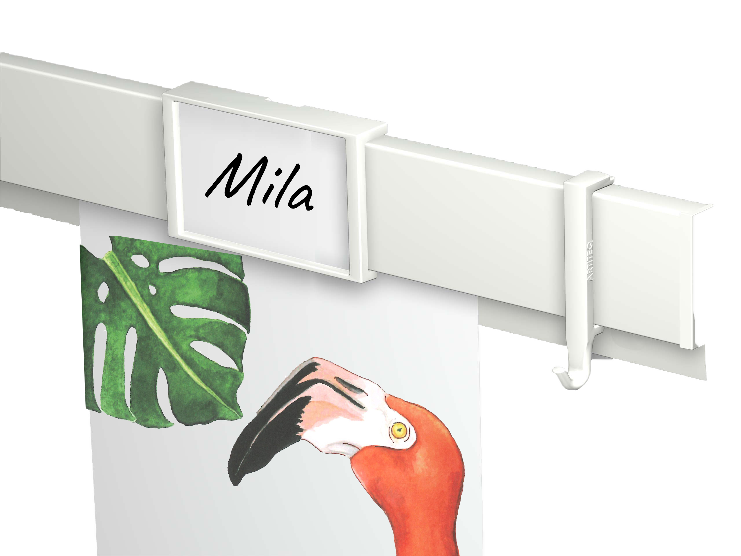 Pack of 10 Me-Clips for Artiteq Rail Info - to label your Rail Info