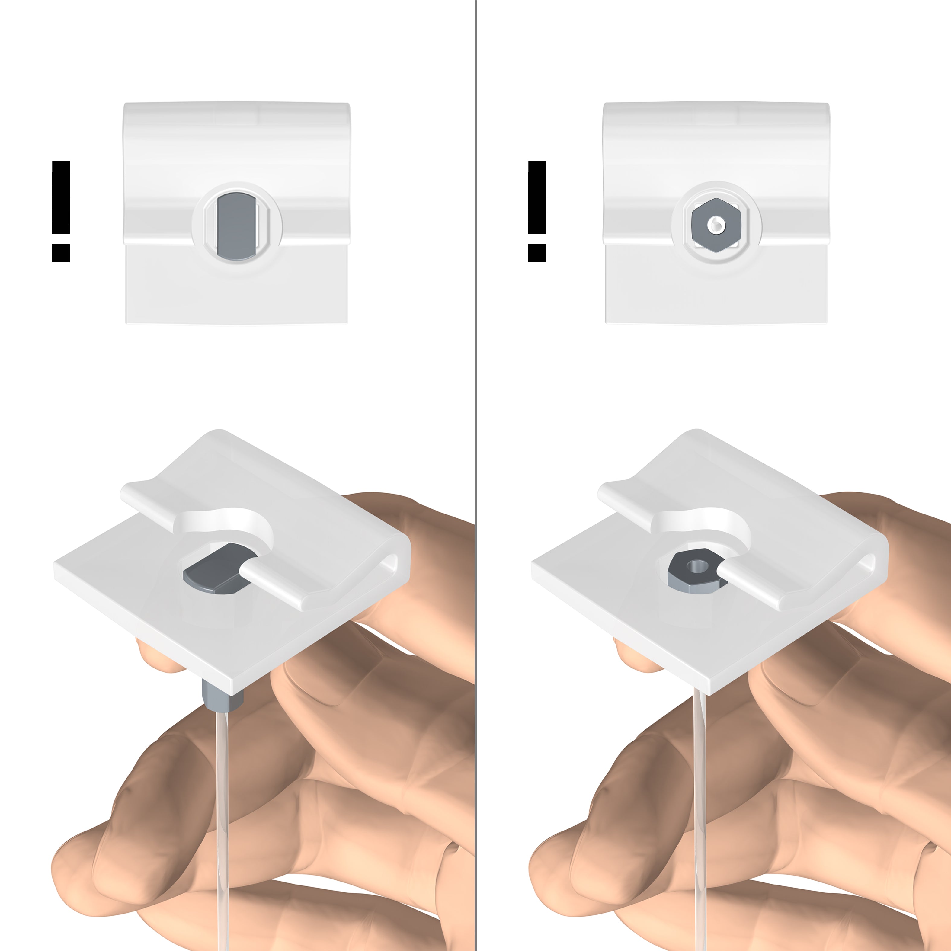 Pack of 10 eco-clip false ceiling clips 1kg - Artiteq