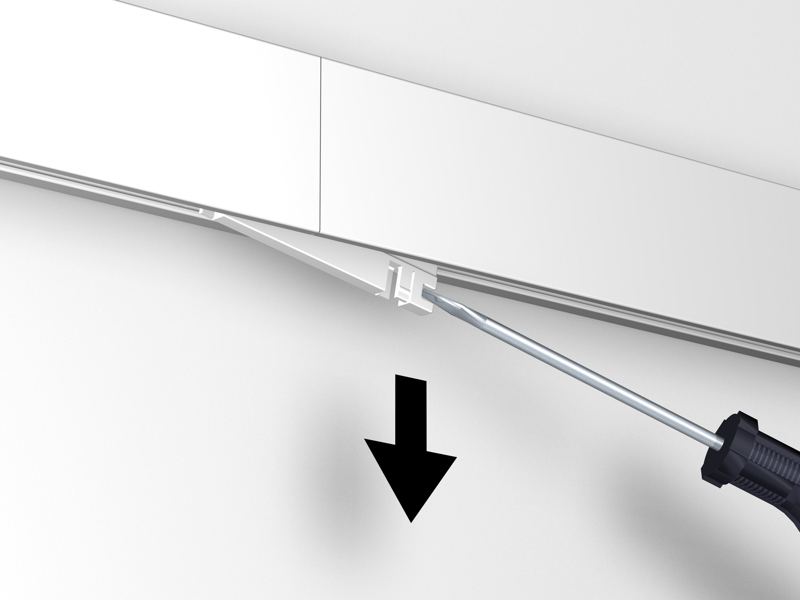 Connecteur électrique flexible d'angle Illume Duo Rail - Accrochage et éclairage tableau