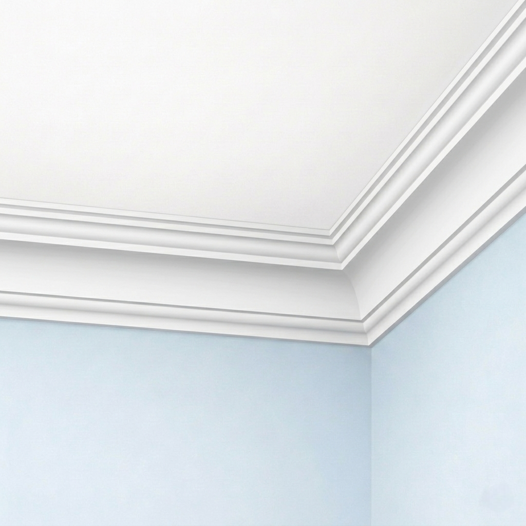 Corniche plafond C148 11,7 x 12,0 cm - Polyuréthane Cimaises &+