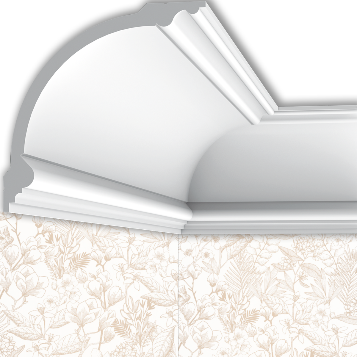 Ceiling cornice Picture rails and more C17 - 18x18x200cm (hxpx L) - molding