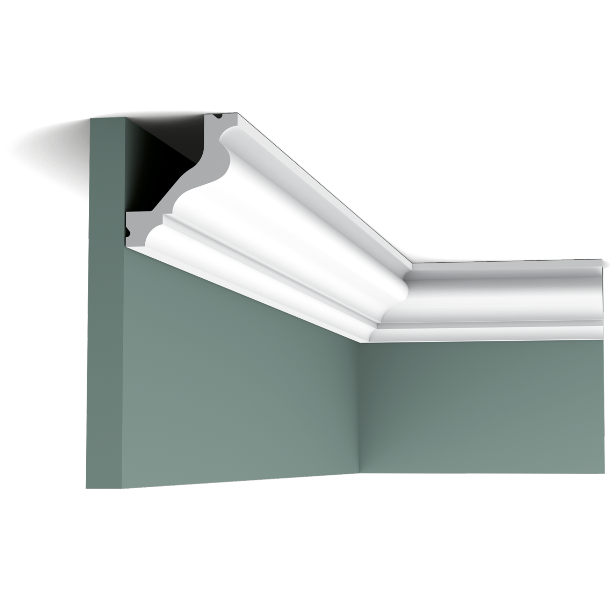 C200 Corniche plafond Orac Decor - 6,5x5,5x200cm (h x p x L) - moulure décorative polyuréthane