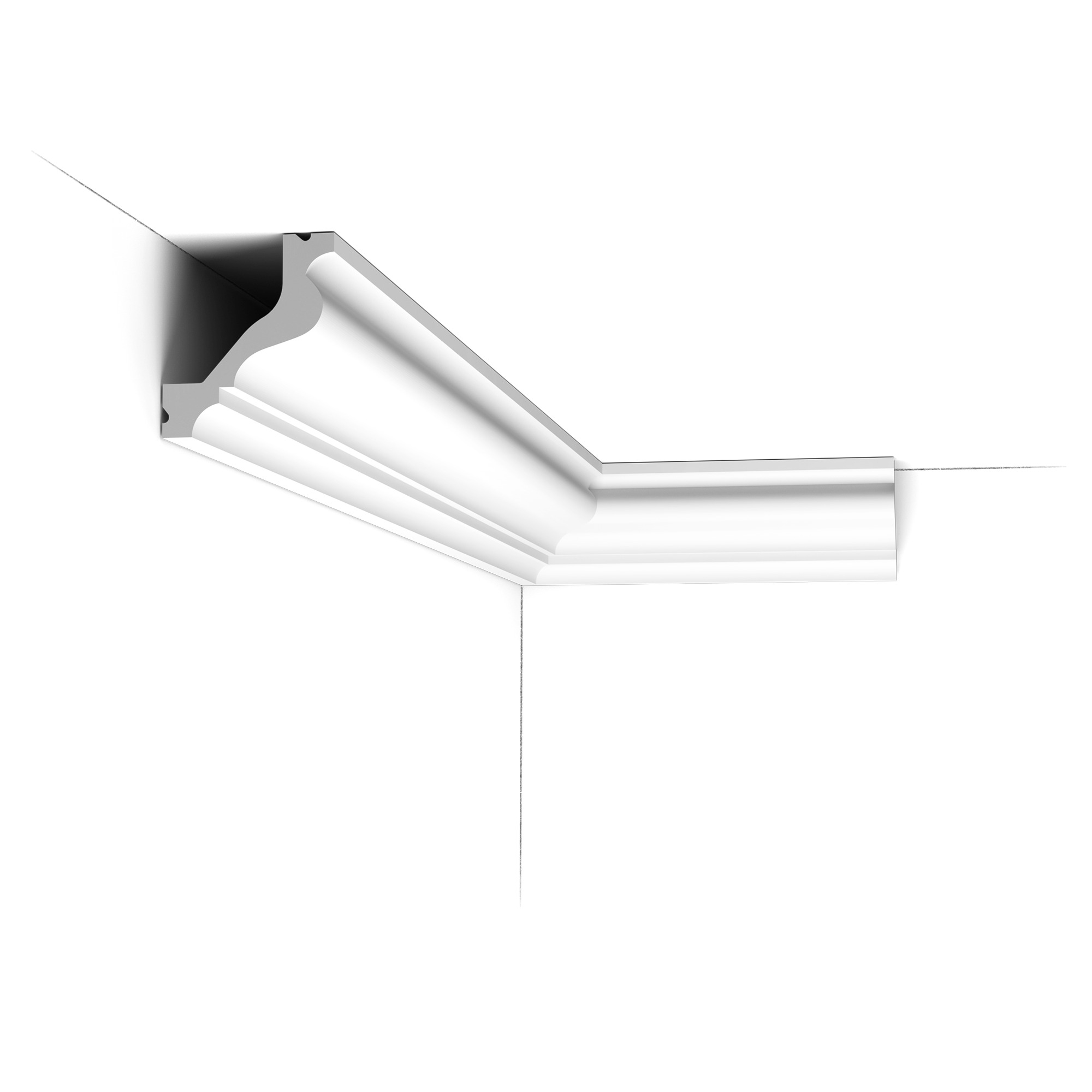 C200 Corniche plafond Orac Decor - 6,5x5,5x200cm (h x p x L) - moulure décorative polyuréthane