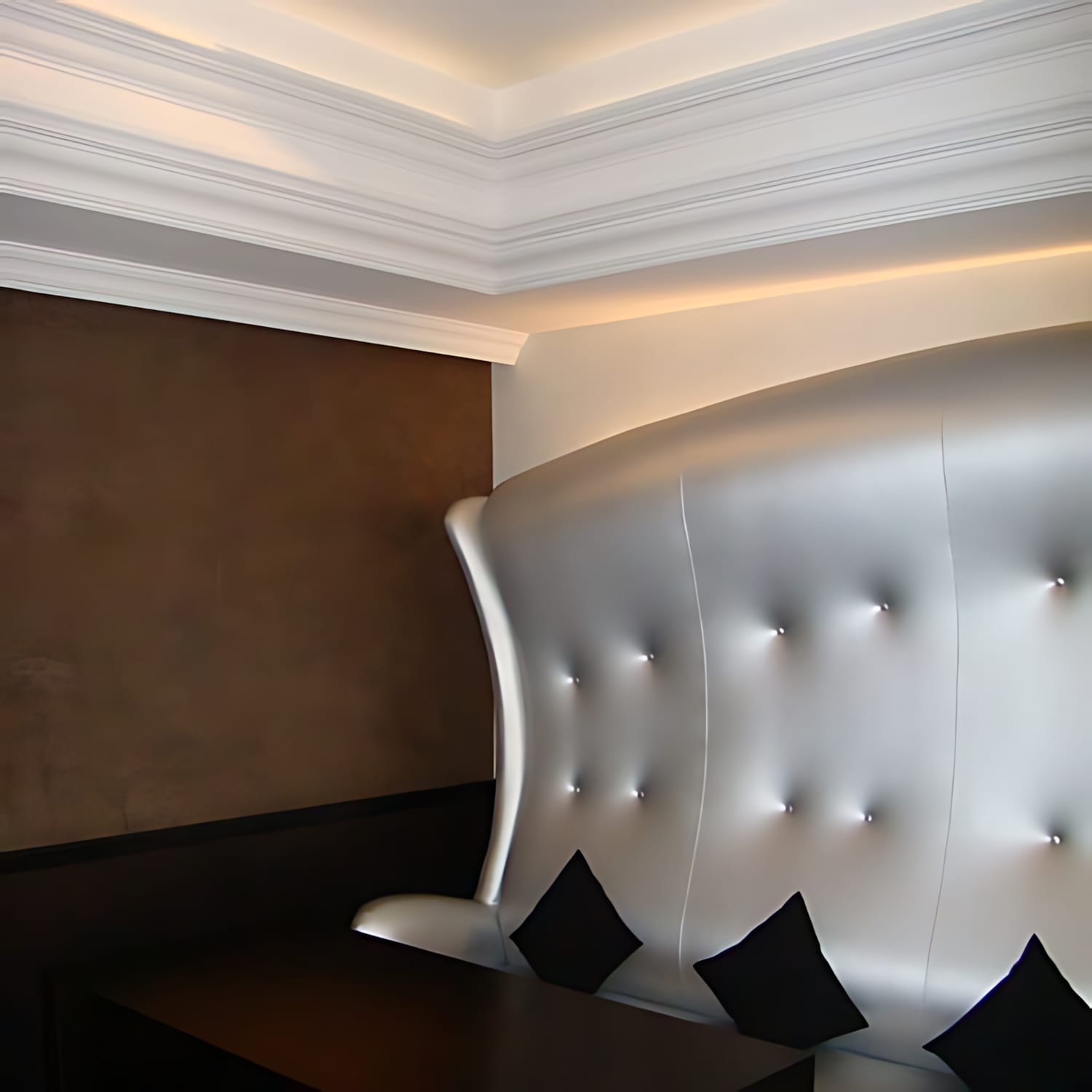 Cornisa de techo flexible C213F Orac Decor - 8x8x200cm (alto x ancho) - moldura decorativa