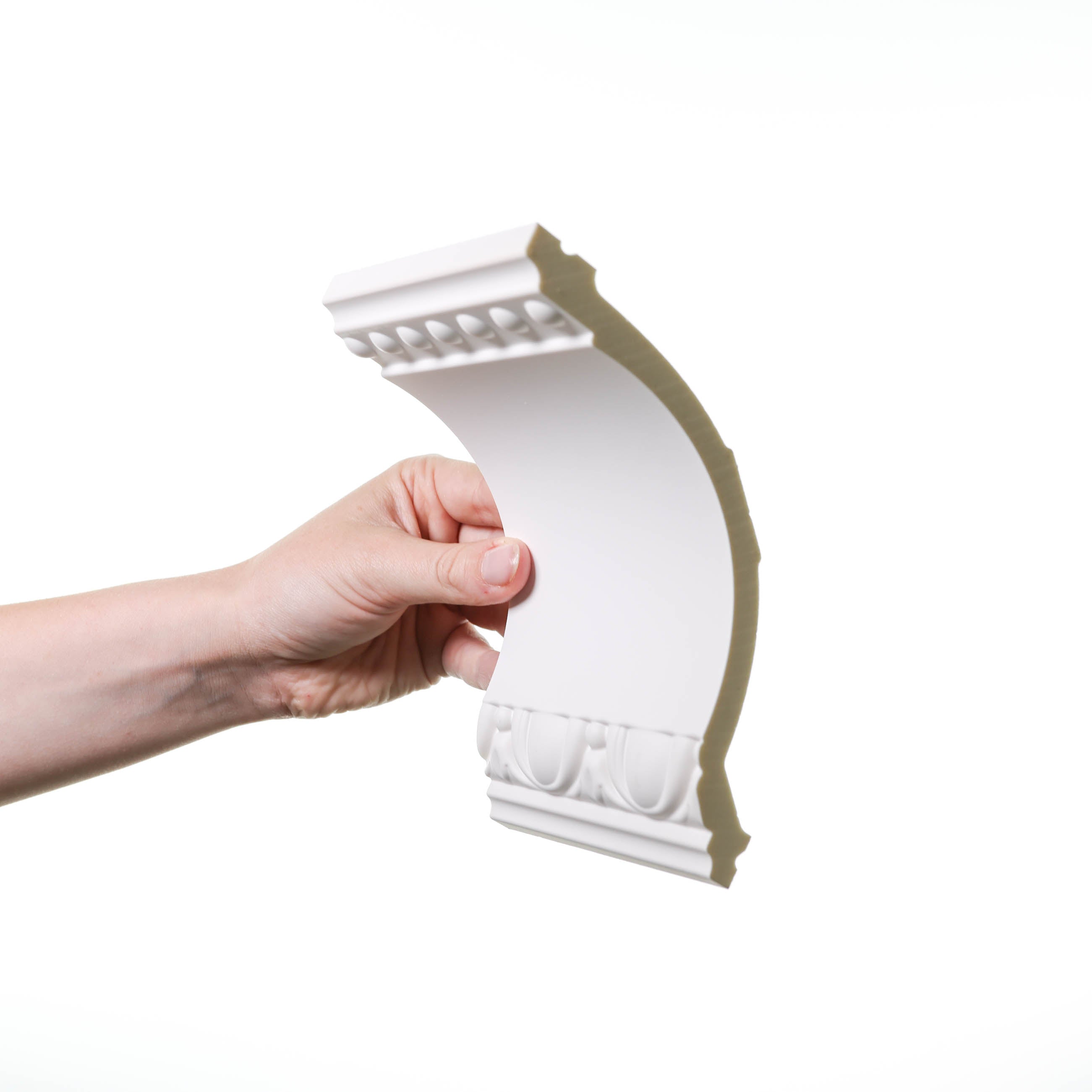 Cornisa de techo decorativa Orac C216 - 11,5 x 13,5 x 200 cm (alto x ancho) - moldura decorativa de poliuretano