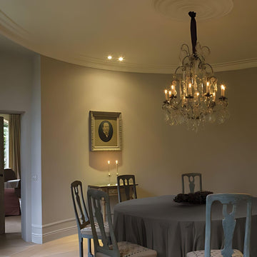 Moulure Plafond Mardom MDB115 Profoam 60x110x2000 Mm, Blanc, Angle Droit, Facile à Poser