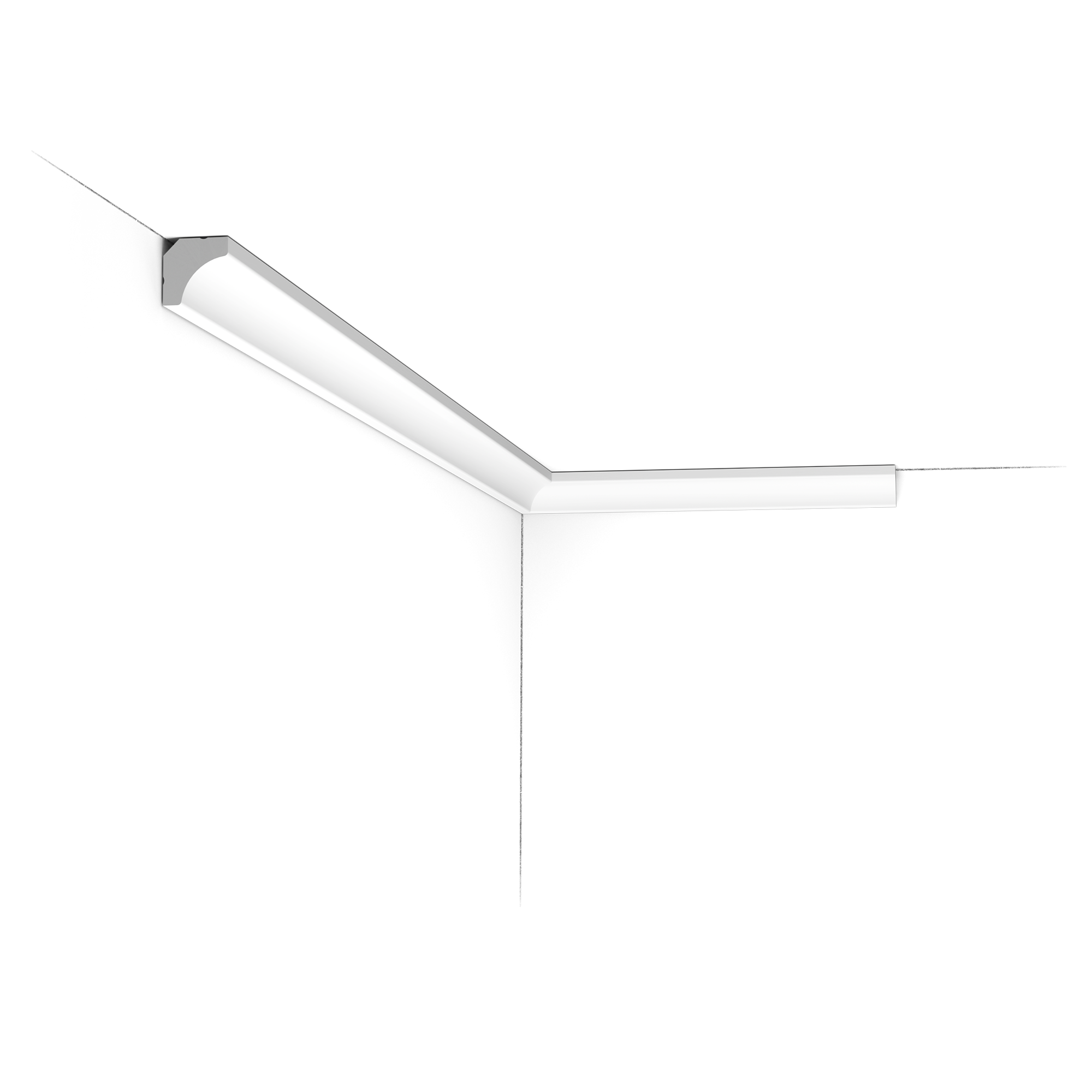 C250 Corniche plafond Orac Decor - 200x1,5x1,5 cm (h x p x L) - moulure décorative polyuréthane