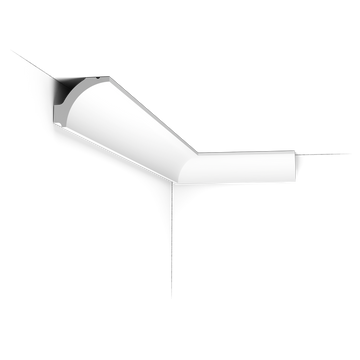 Barre D'angle Orac Decor C260 LUXXUS – Stuc Polyuréthane Blanc – 2 Mètres – Neuf