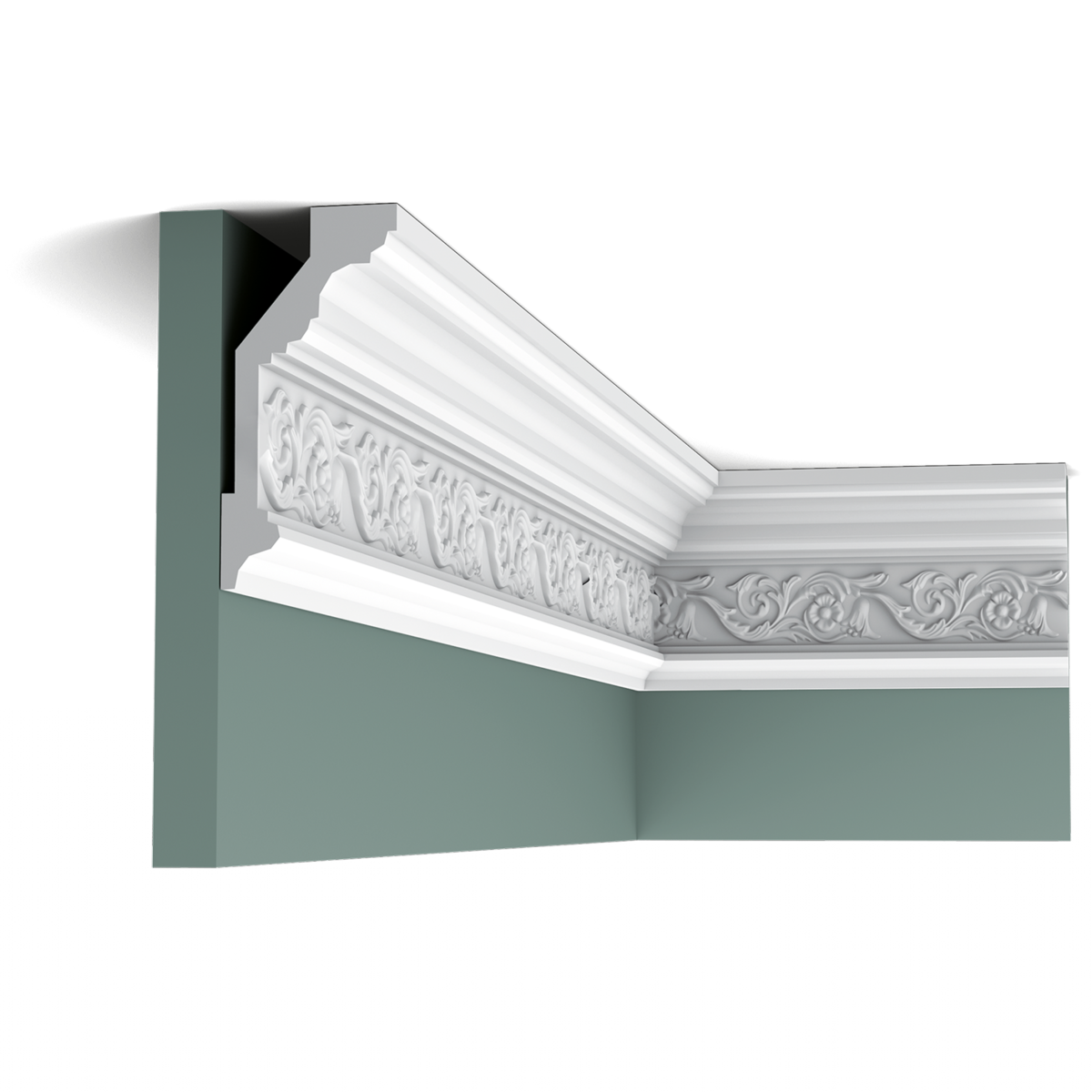 C303 Corniche plafond Orac Decor - 14x6,5x200cm (h x p x L) - moulure décorative polyuréthane