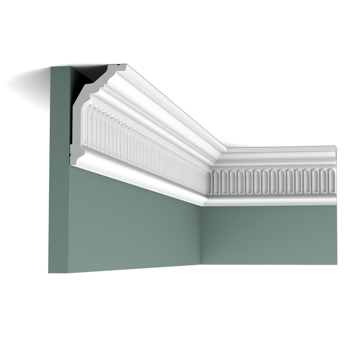 C304 Corniche plafond Orac Decor - 12x7x200cm (h x p x L) - moulure décorative polyuréthane