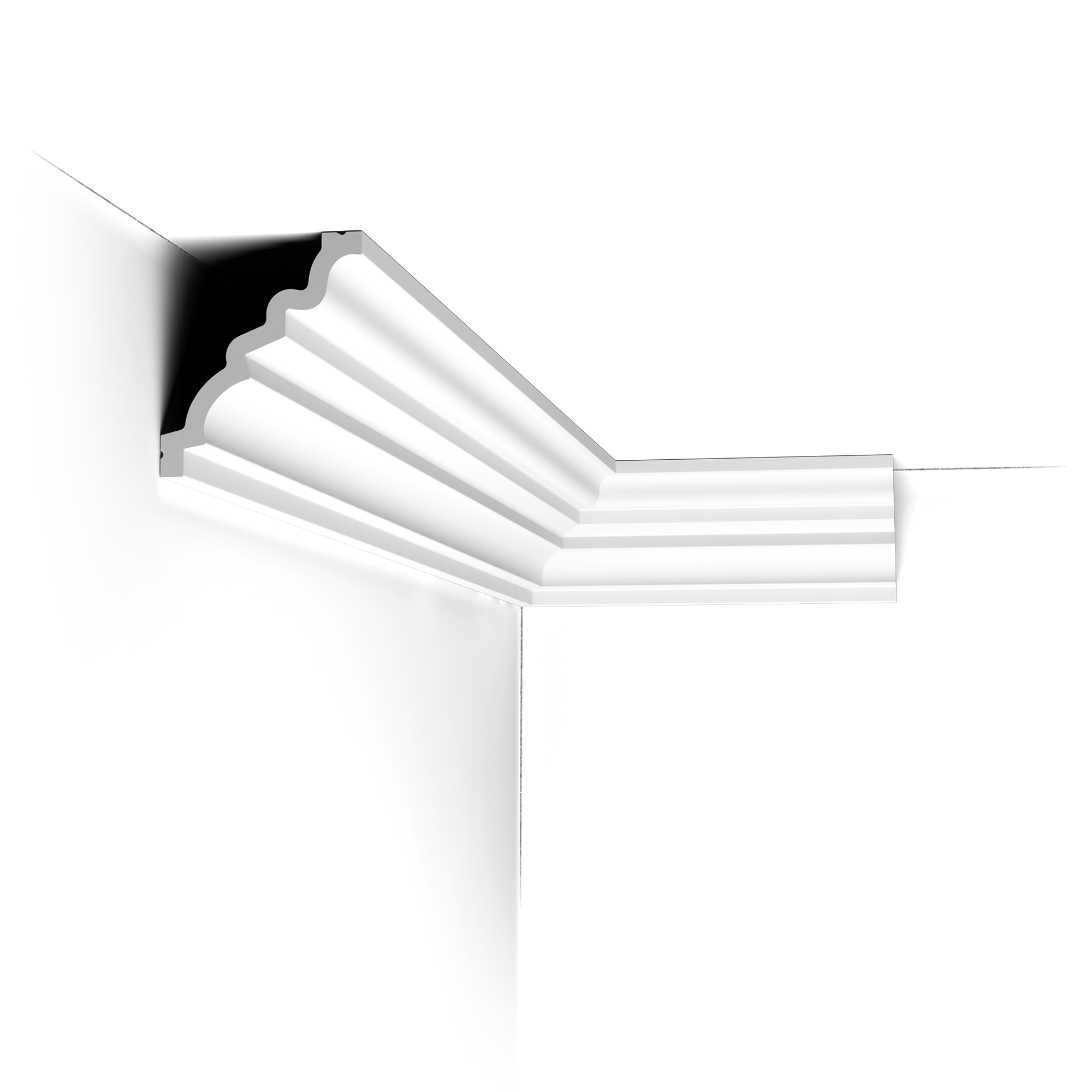 C326 MANOIR corniche plafond Orac Decor - 9,0x10,5x200cm (h x p x L) - moulure décorative polyuréthane