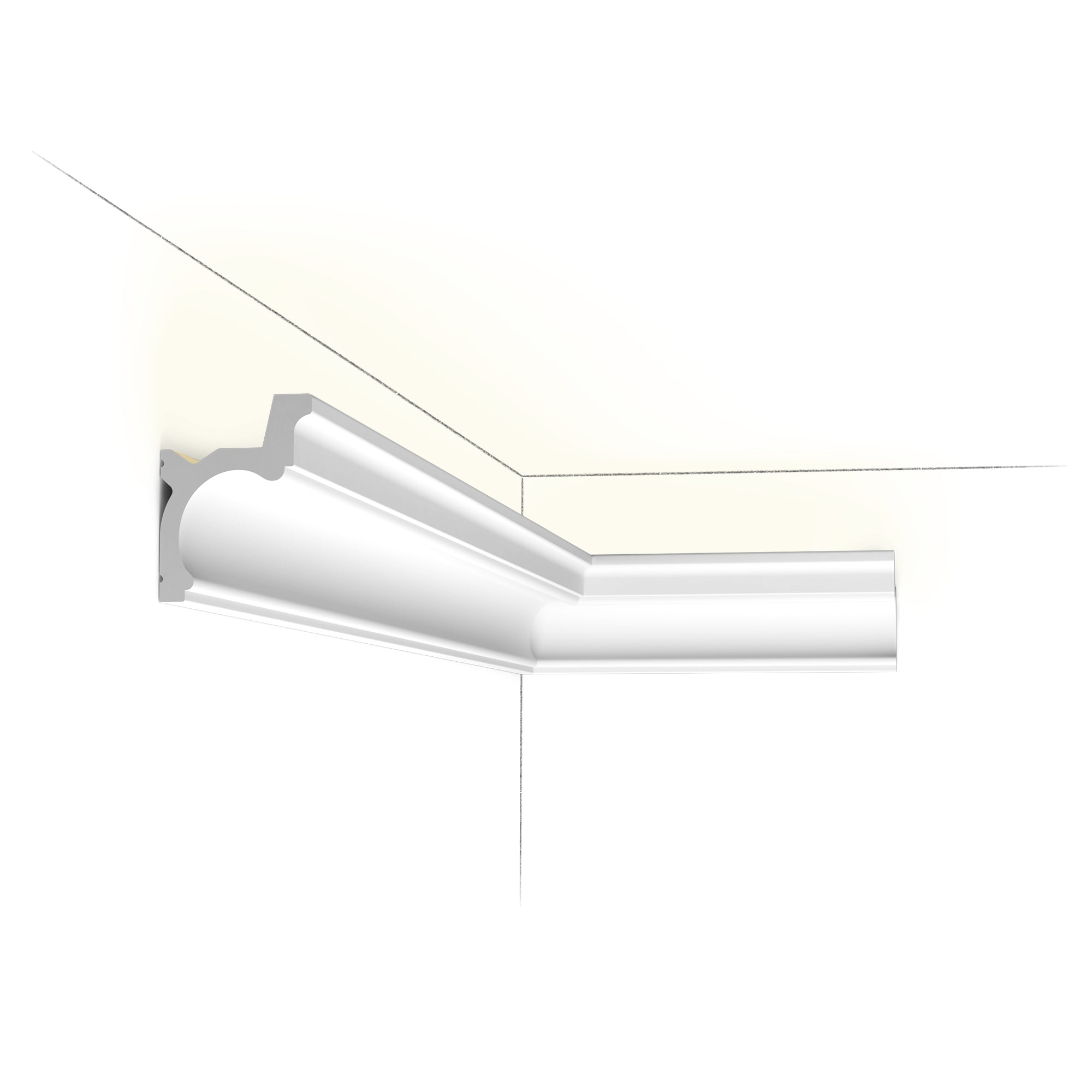 C328 BURLINGTON Corniche plafond Orac - 8,9x6,8x200cm (h x p x L) - Moulure Orac