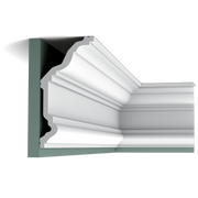 C332 Corniche plafond polyuréthane Orac Decor Luxxus - 11,5x23x200cm (h x p x L)- moulure décorative
