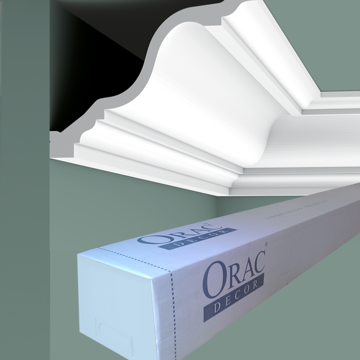 C334 Corniche plafond Orac Decor - 15x19,5x200cm (h x p x L) - moulure décorative polyuréthane