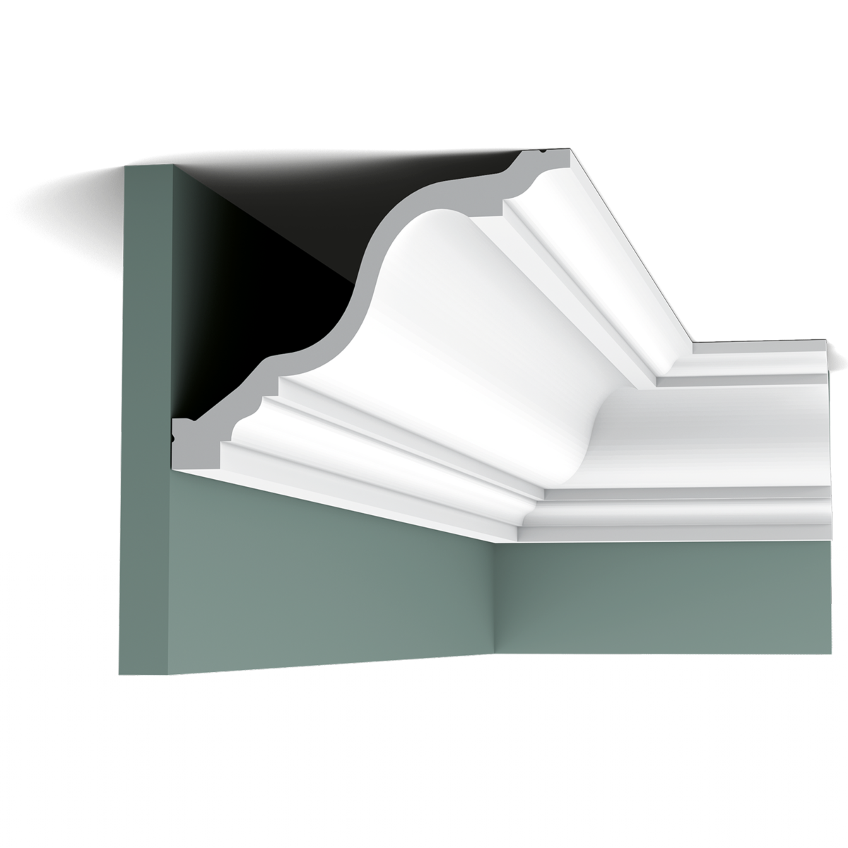 C334 Corniche plafond Orac Decor - 15x19,5x200cm (h x p x L) - moulure décorative polyuréthane