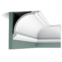 C338 Corniche plafond polyuréthane Orac Decor - 18x18x200cm (h x p x L) - moulure décorative polyuréthane