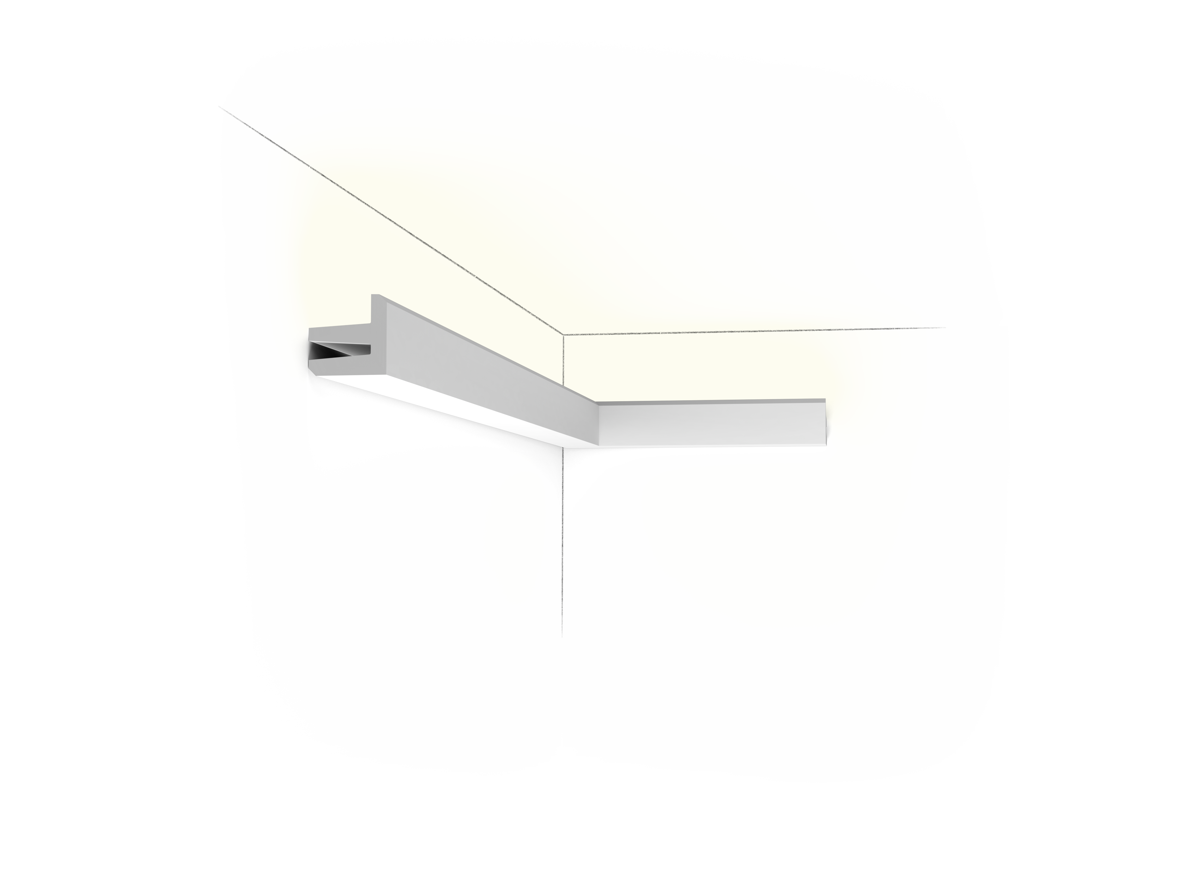 C380 Corniche Plafond Orac Decor -Luxxus - 5x5cm (h x p)