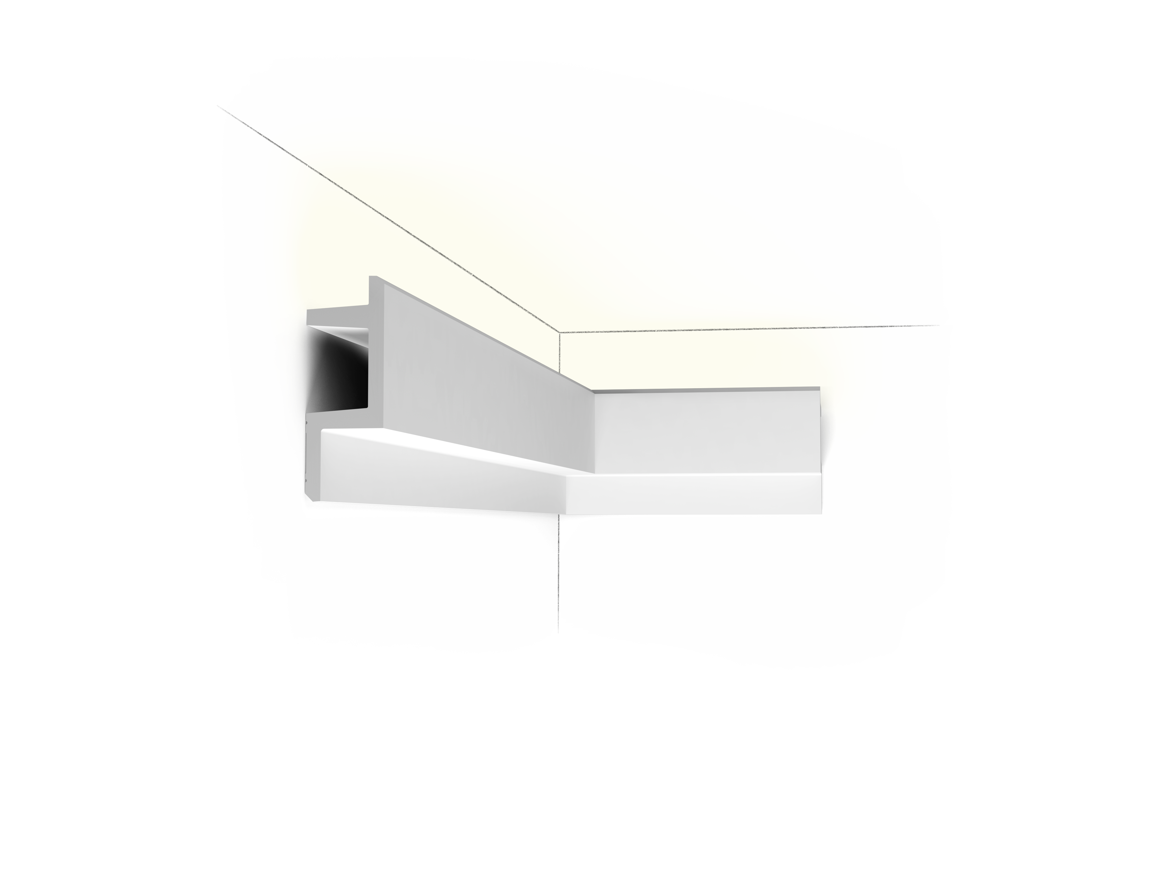 C383 Corniche Plafond Orac Decor -Luxxus - 14x5cm (h x p)