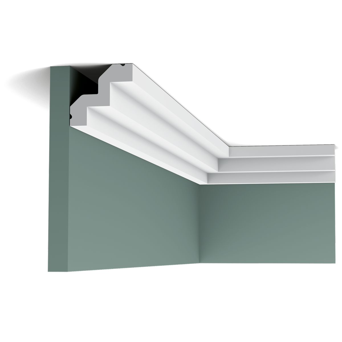 C602 Corniche plafond Orac Decor - 5,5x5x200cm (h x p x L) - moulure décorative polyuréthane