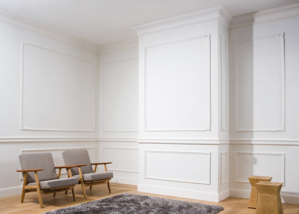 Cornisa de techo decorativa Orac C602 - 5,5 x 5 x 200 cm (alto x ancho) - moldura decorativa de poliuretano