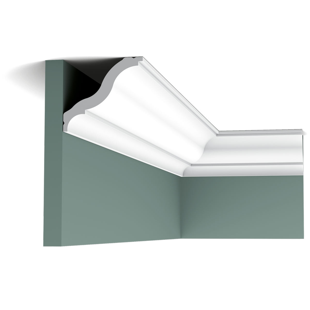 CB503 Corniche plafond Orac Decor - 8,2x9,2x200cm (h x p x L) - moulure décorative polystyrène