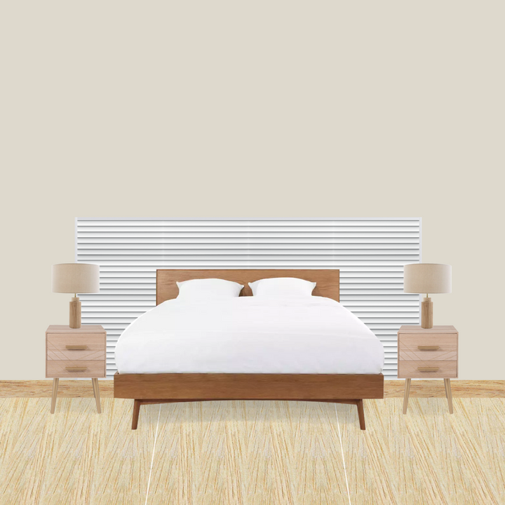 Kit tête de lit DIY avec des panneaux muraux WX204 RIPPLE Orac Decor - Revêtement