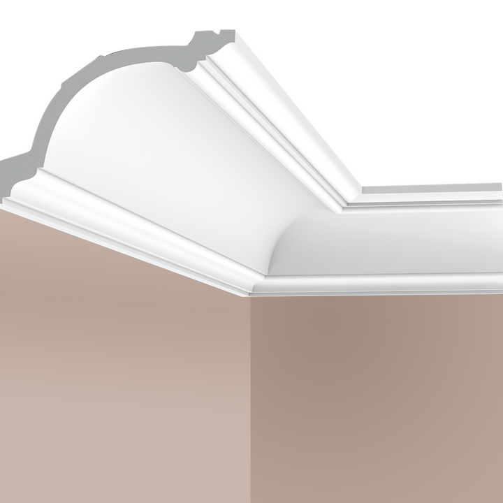 Corniche plafond Cimaises et plus C02 - 15,6x10,3x200cm (h x p x L) - moulure décorative polyuréthane