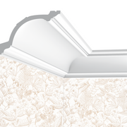 Corniche plafond Cimaises et plus C02 - 15,6x10,3x200cm (h x p x L) - moulure décorative polyuréthane