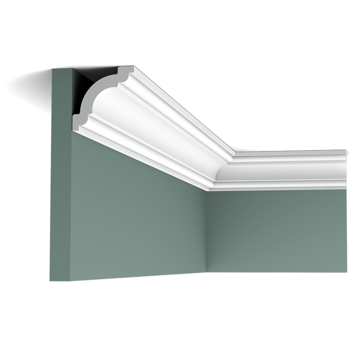CX124 Corniche plafond Orac Decor - 5x5x200cm (h x p x L) - moulure décorative polymère