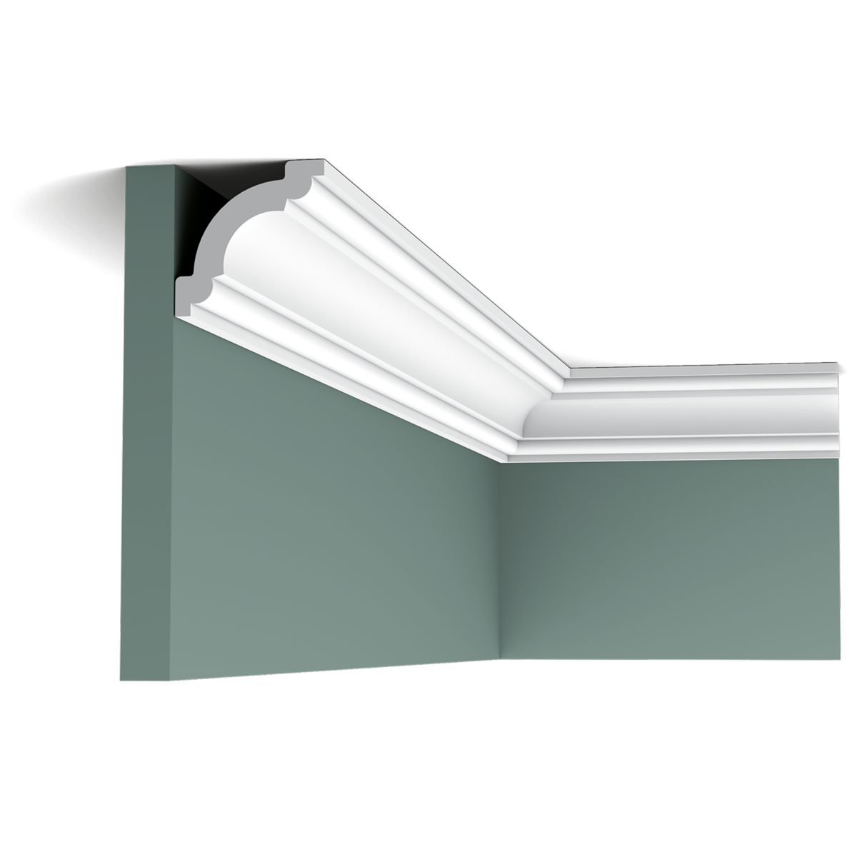CX124 Corniche plafond Orac Decor - 5x5x200cm (h x p x L) - moulure décorative polymère