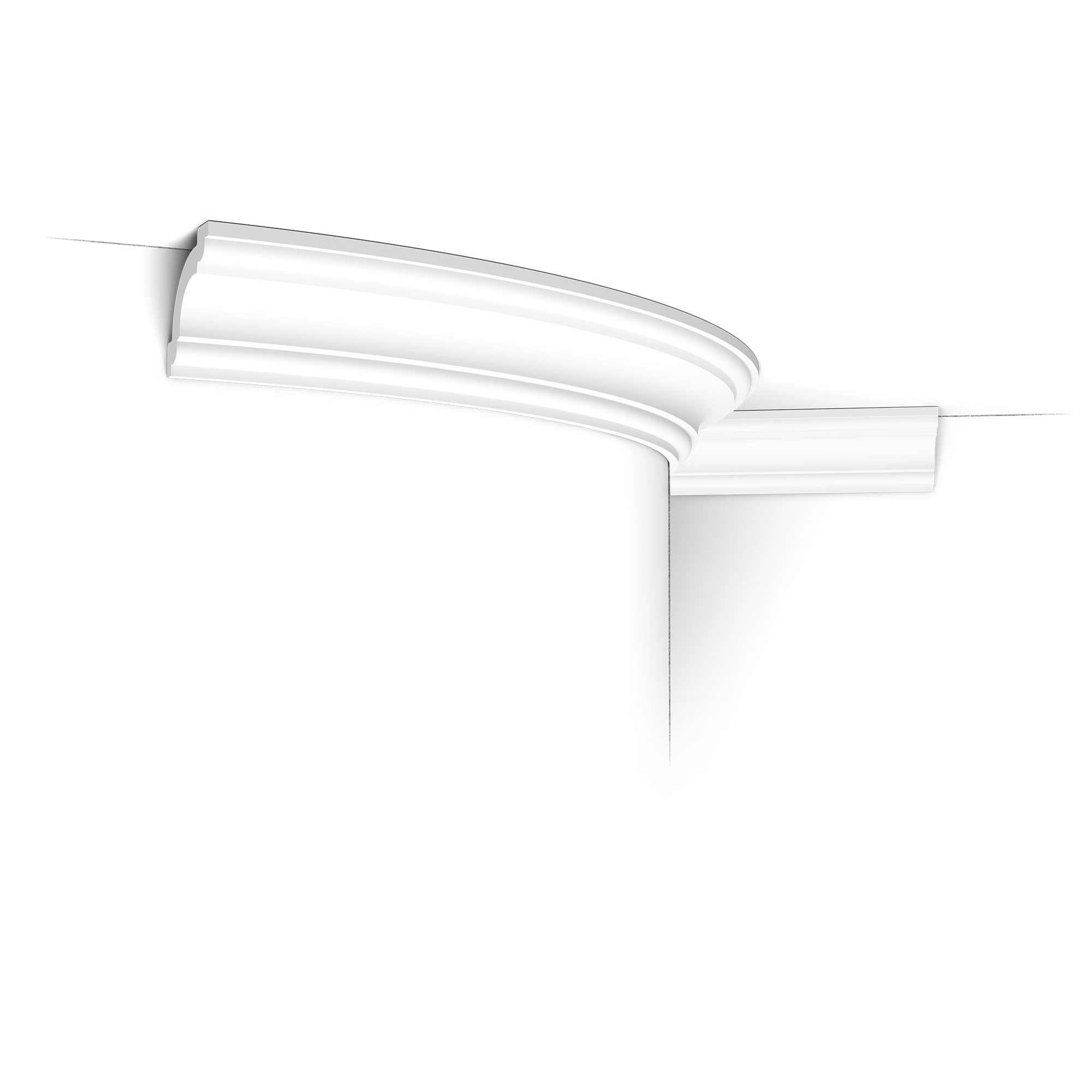 CX124F Cornisa de techo flexible Orac Decor - 5x5x200cm (alto x ancho) - moldura decorativa