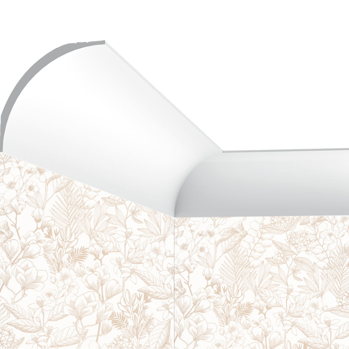 Corniche plafond Cimaises et Plus C10 - 9x9x200cm (h x p x L) - moulure décorative polyuréthane