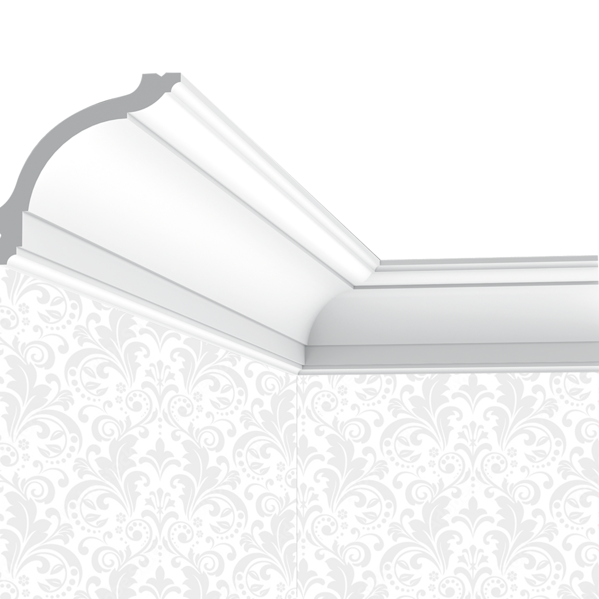 Corniche plafond Cimaises et Plus C11 - 9,5x9,5x200cm (h x p x L) - moulure décorative polyuréthane