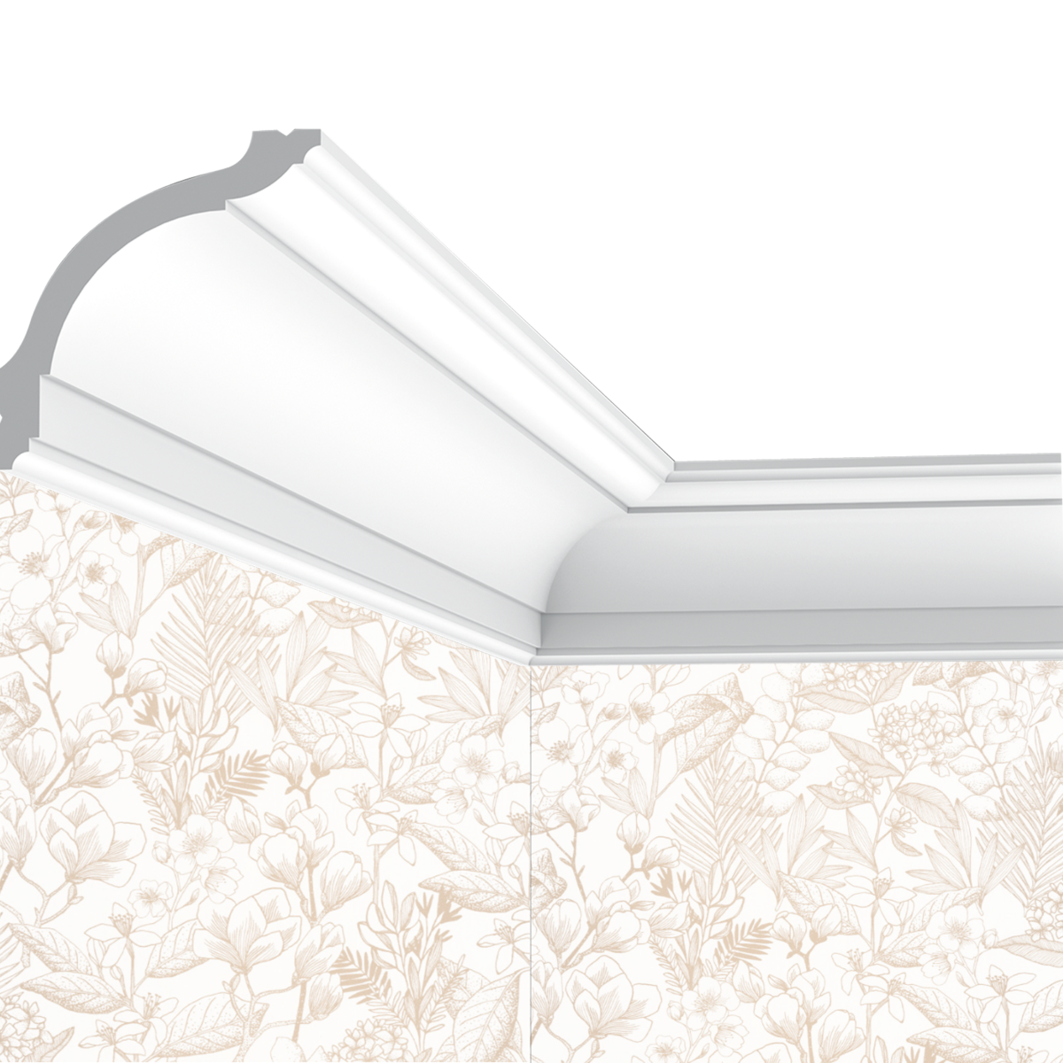 Corniche plafond Cimaises et Plus C11 - 9,5x9,5x200cm (h x p x L) - moulure décorative polyuréthane