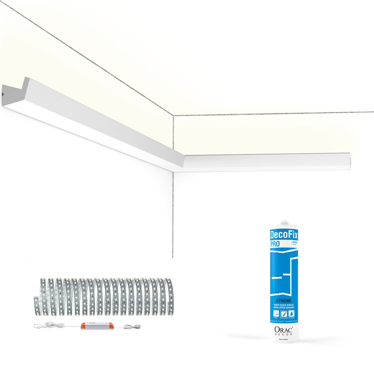 Corniche / Moulure Plafond LED | Eclairage Indirect Orac