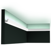 CX189 Corniche pour éclairage indirect Orac Decor - 2,7x2,7x200cm (h x p x L) - moulure décorative polymère
