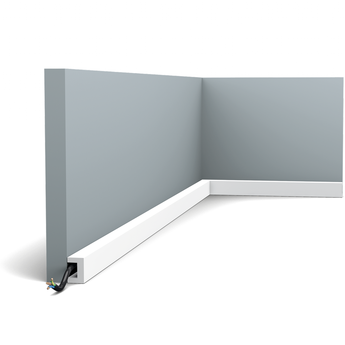 CX190 Corniche plafond pour éclairage indirect Orac Decor  - 2x3x200cm (h x p x L) - moulure décorative polymère
