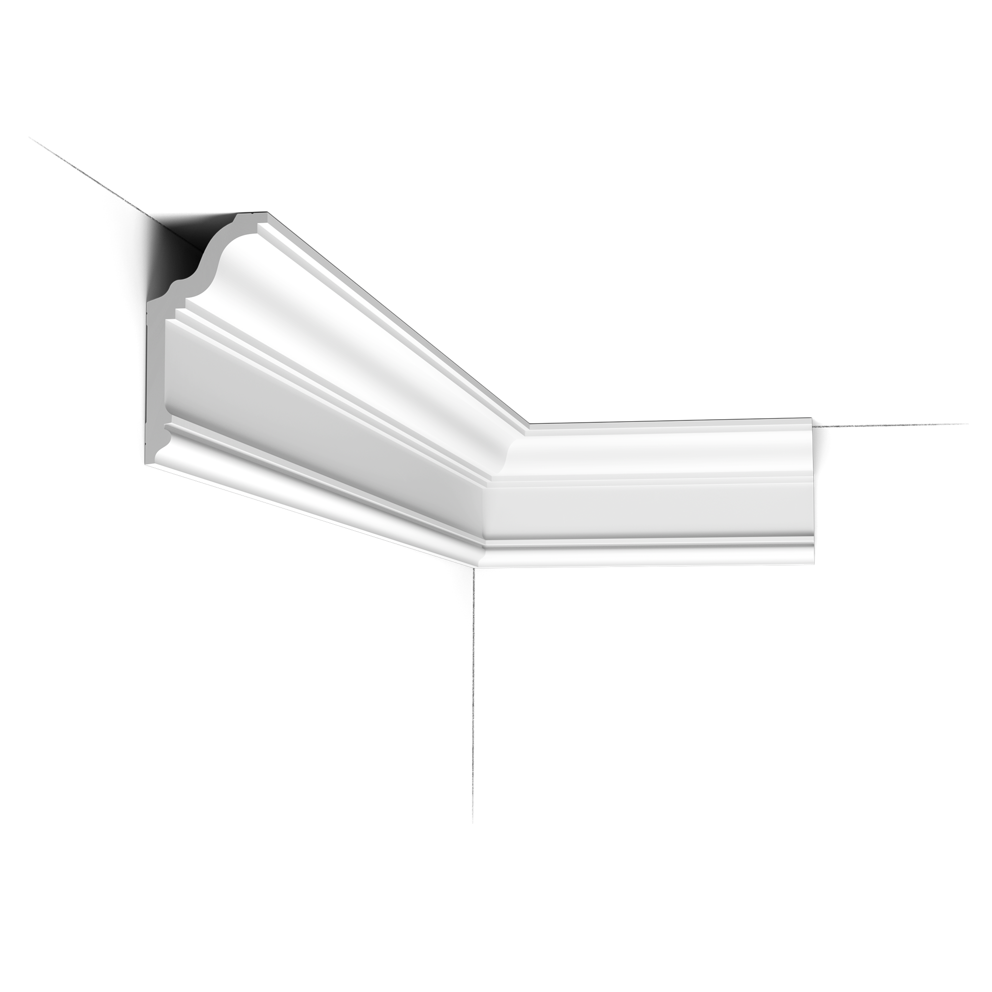 CX192 Cornisa de techo Orac Decor Axxent - 12 x 6 x 200 cm (alto x ancho) - moldura decorativa