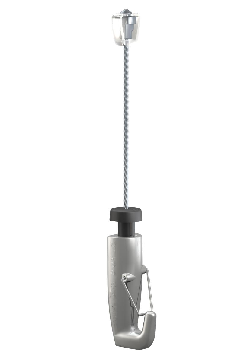 Câble acier Twister Lock - 2,5 mm R70 Newly - Cimaise tableau Museum Line Newly