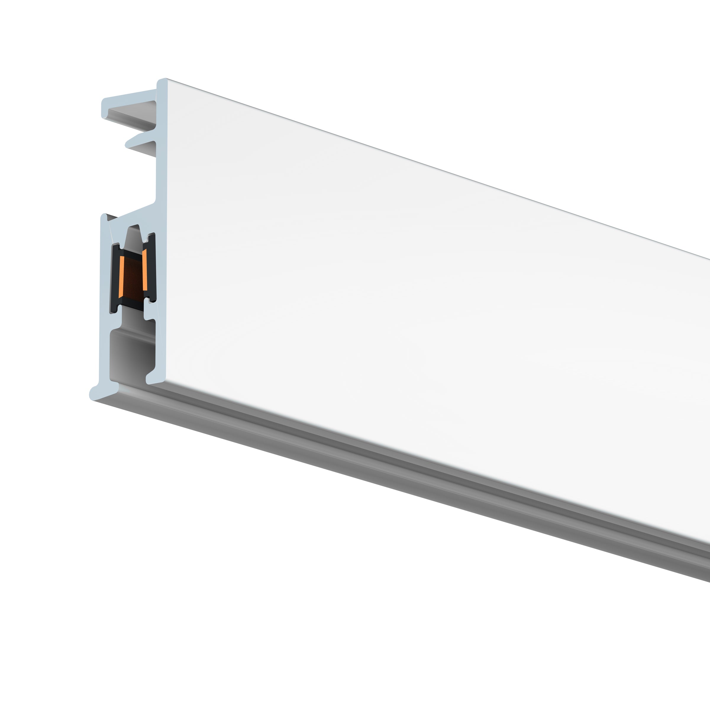 Cimaise Illume Duo Rail Blanc 200cm - Accrochage et éclairage tableau Artiteq