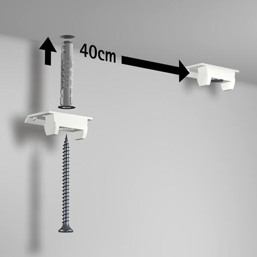 Cimaise Plafond Click Up Rail 200cm - Cimaise Tableau Artiteq