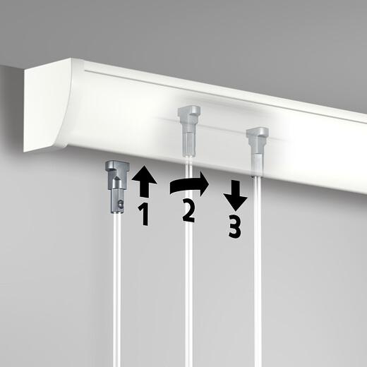 Cimaise Plafond Click Up Rail 200cm - Cimaise Tableau Artiteq