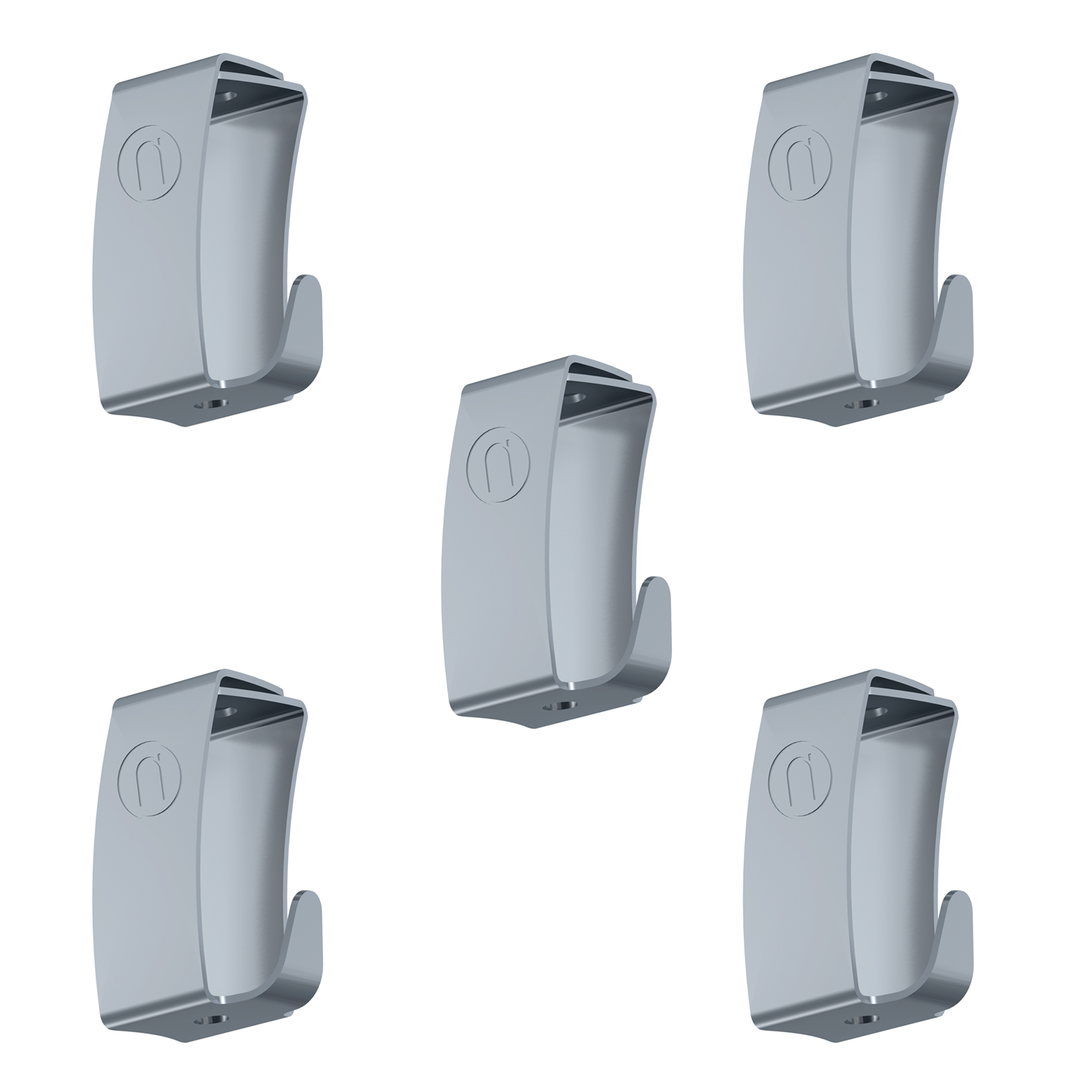 Pack de 5 crochet ressort H10 - 4kg - 2 mm Newly