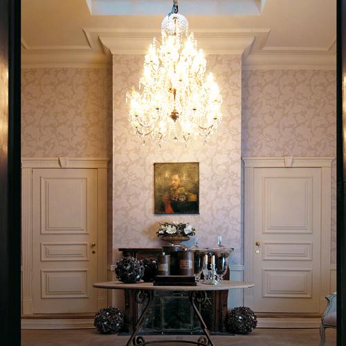 D402 Element décoratif pour Fronton porte polyuréthane Orac Decor - 12x6cm (h x p)