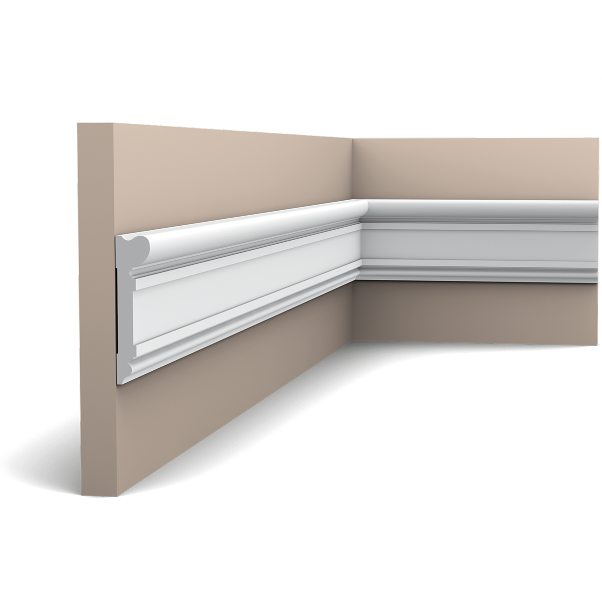 DX119-2300 Moulure multifonctionnelle Orac Decor - 9,3x2,3x230 (h x p x L) - moulure déco polymère