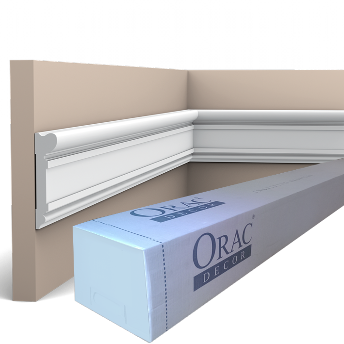 DX119-2300 Moulure multifonctionnelle Orac Decor - 9,3x2,3x230 (h x p x L) - moulure déco polymère